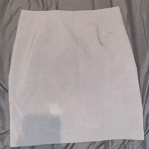Gray pencil skirt